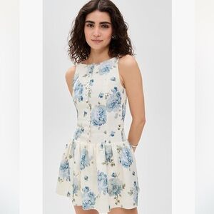 Faithfull the Brand Blair Midi Linen Dress